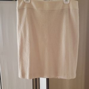 Cream skirt banana republic gently used
